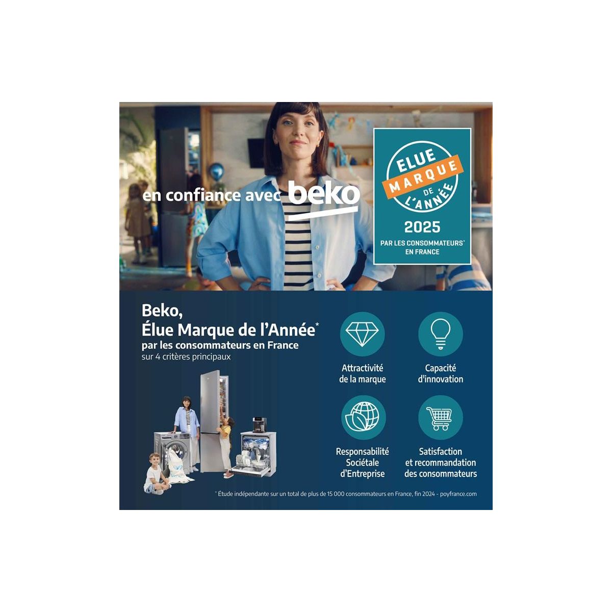 Lave vaisselle 60 cm BEKO BDFN26446G - 2