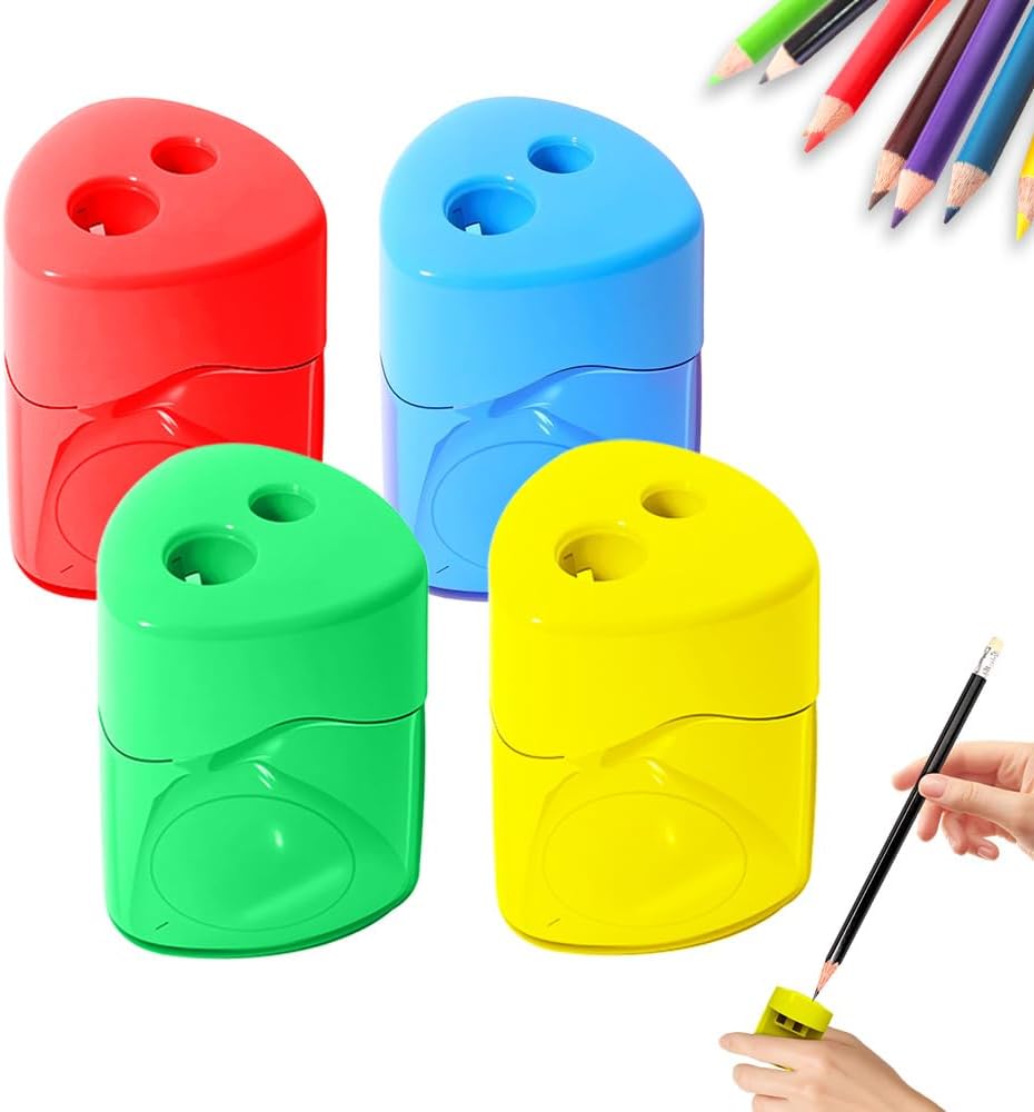 AOBETAK Taille Crayon électriques Avec Réservoir, USB Et Alimenté Par Piles, Aiguiseur