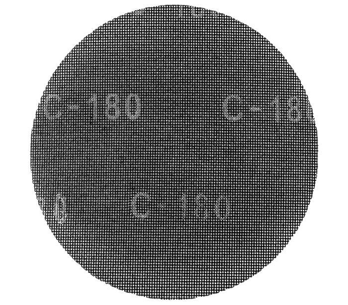 Disc cu plasa abraziva si velcro 225mm, K180 - set 10buc 55H746