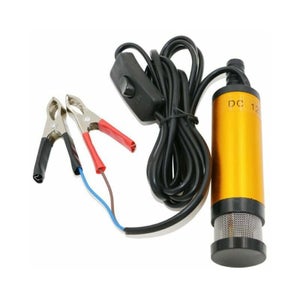 Pompa Sommergibile 12V Per Gasolio, Acqua E Oli Leggeri - Corpo In Acciaio Inox - 2