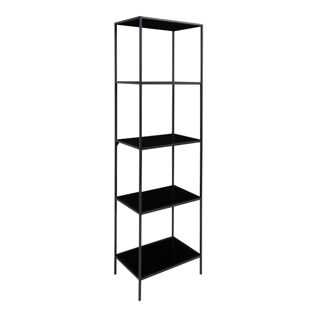 Regał Życie, Metal, Czarny, Seven Design