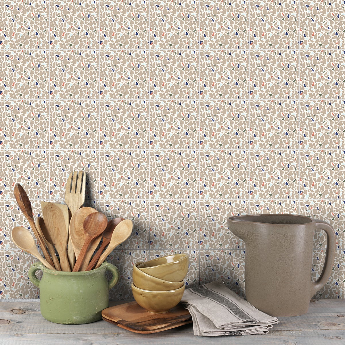 9 adesivi piastrelle terrazzo ventimiglia - Sticker adesivo - adesivi murali - 9stickers10x10cm - 3