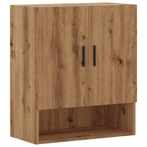 Petite Armoire Murale Cubique Sylve - 35x35x22 Cm, Bois MDF, Porte Réversible - Rangement Salle De Bain Moderne
