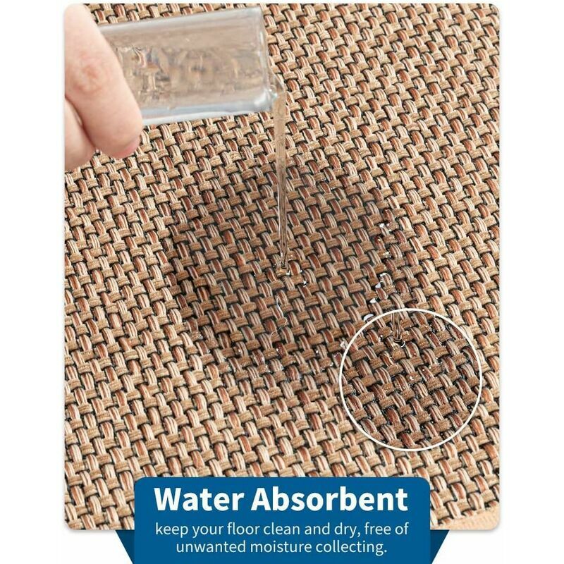 Lot De 2 Tapis De Cuisine Lavables Et Antidérapants - 40 X 60 Cm + 40 X