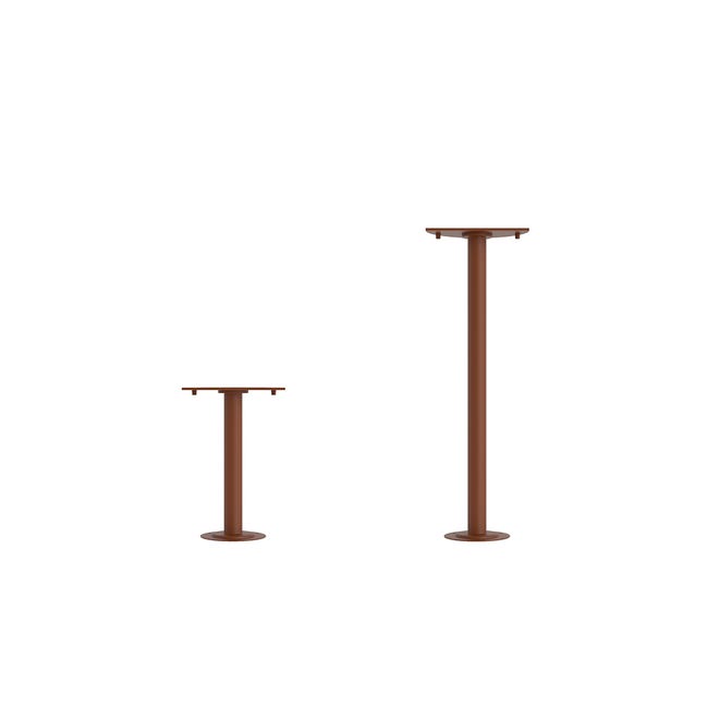 Clos Lampada da terra LED Serie Base Mini 30cm Corten Texturizado per ...