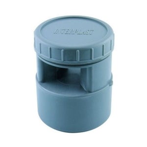 Girpi Chapeau De Ventilation Gris Ø100 Mm – Capuchon Étanchéité Toiture Pour Tubes PVC – Simple Et Efficace