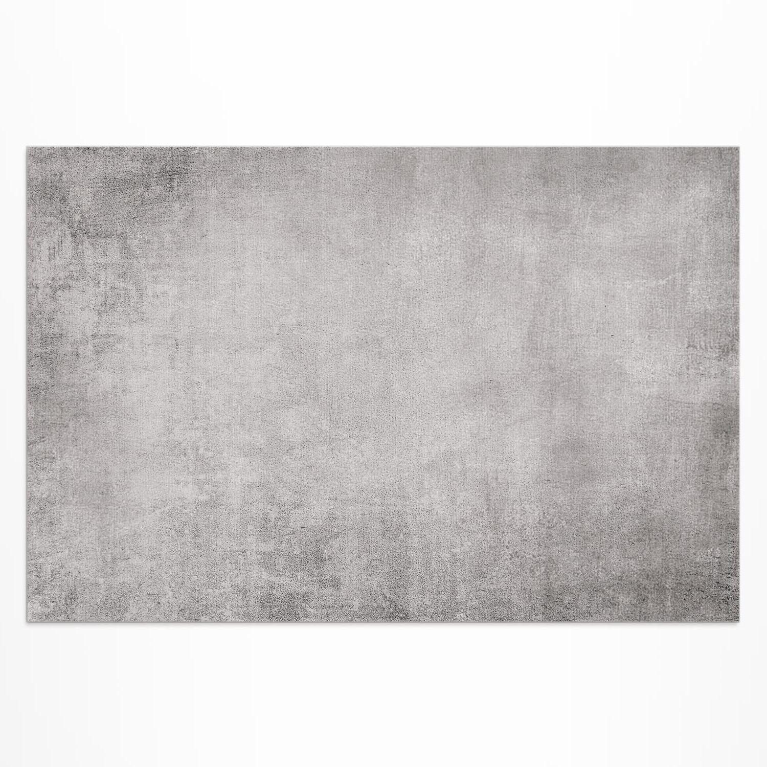 Tapis de sol extérieur vinyle argenté, texture béton contemporaine ...