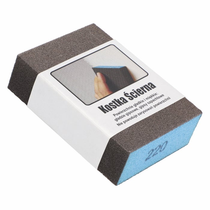 Kostka ścierna, Blue Dolphin, 100x68x25mm gr.220