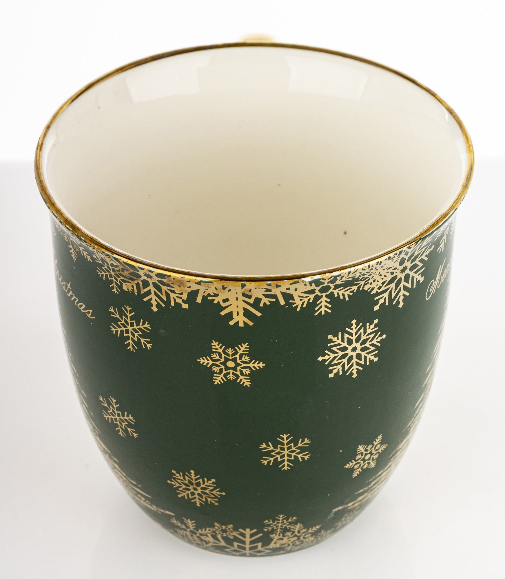 Kubek porcelanowy 11x15x11,5 cm CONIFERE 560 ml zielony - 3