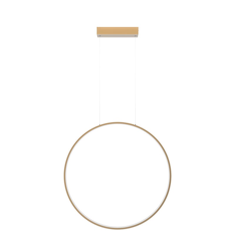 Lampa wisząca MIRROR LED 35W Odcienie bieli 3520lm - 3780lm - 3560lm złota wym: 120 x 60 x 1,5 cm Light Prestige