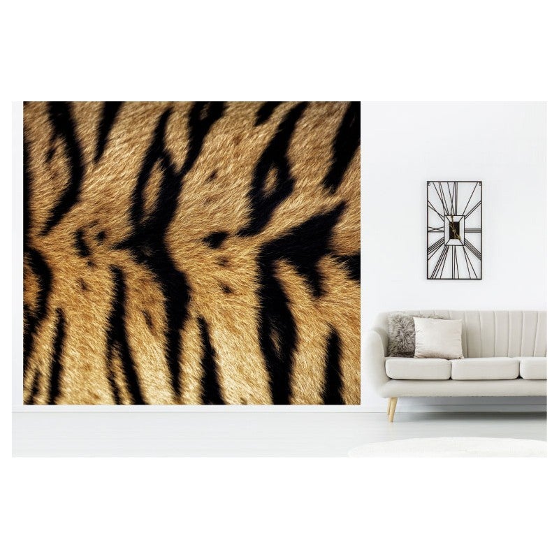 Tenture Murale Tigre Du Bengale – Joseph Hautman – 42x35 Pouces – Manual Woodworkers