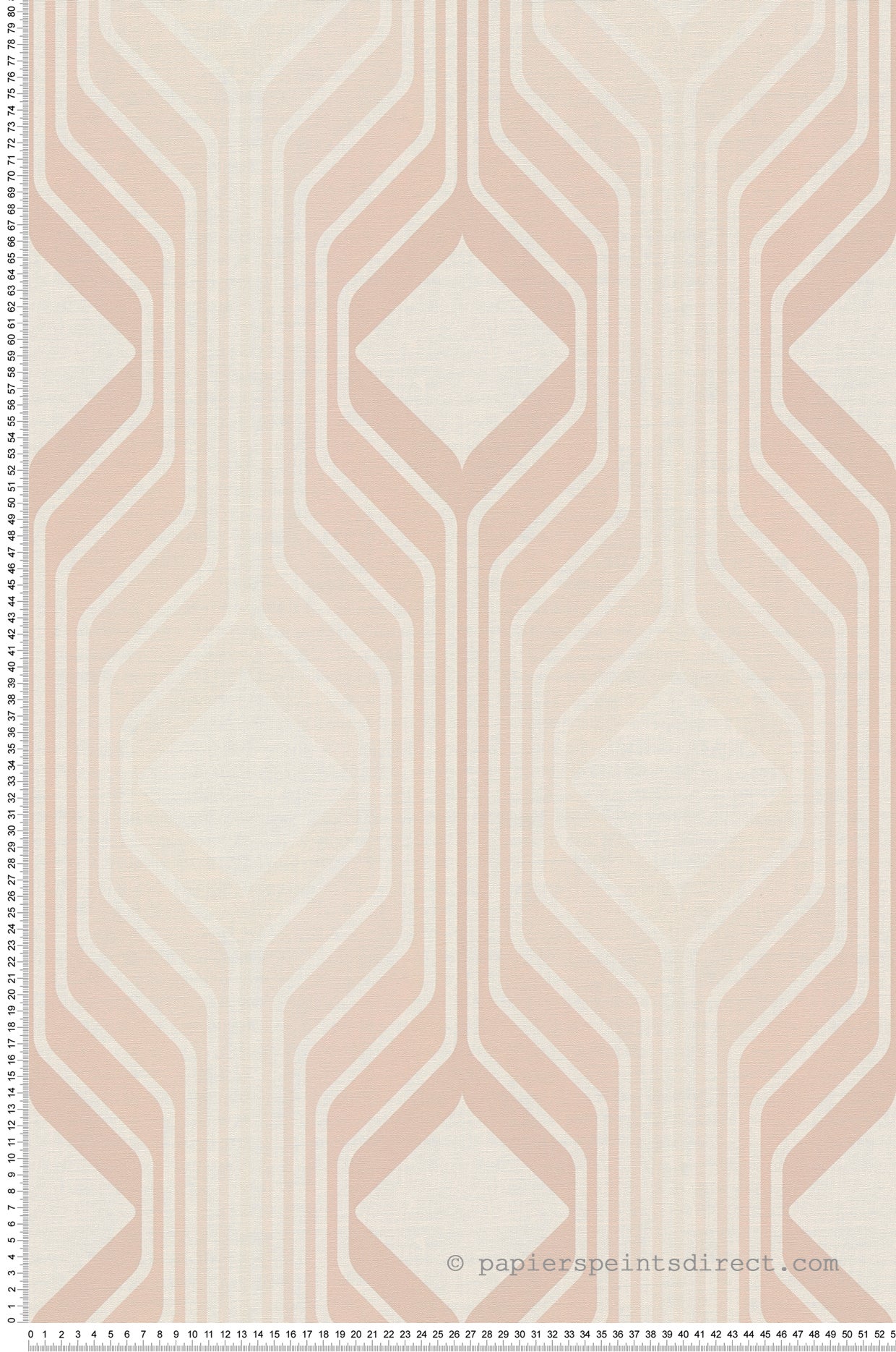 Papel pintado beige y crema estilo retro chic papel pintado geométrico para salón y dormitorio