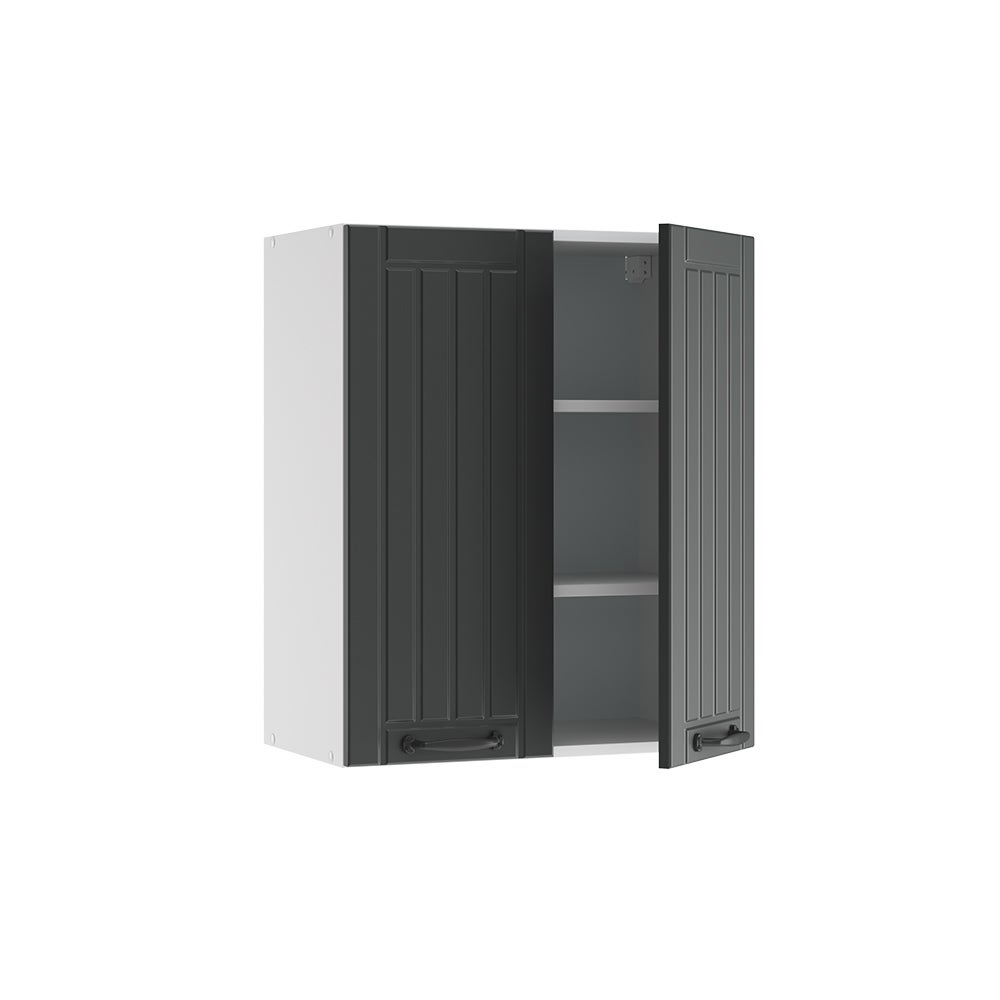 Vicco Elément haut de cuisine Fame-Line, Anthracite campagne, 60cm - 4
