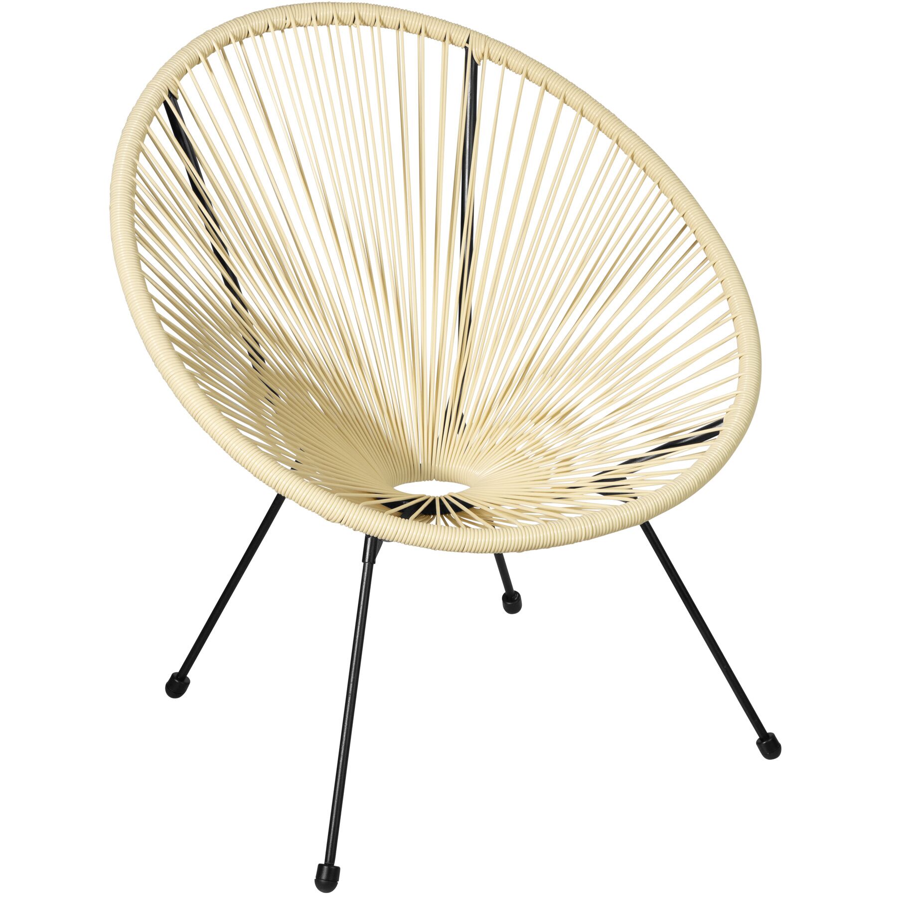 TECTAKE Conjunto de 2 cadeiras de jardim Design retro ao estilo Acapulco - 2