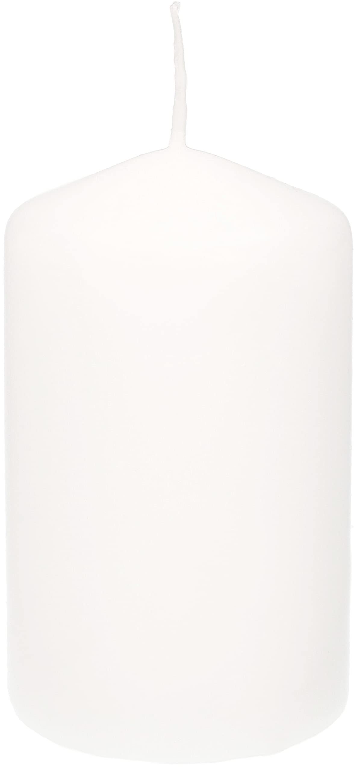 Świece cylindryczne 100 mm ⌀ 60 mm - Białe - KOTARBAU