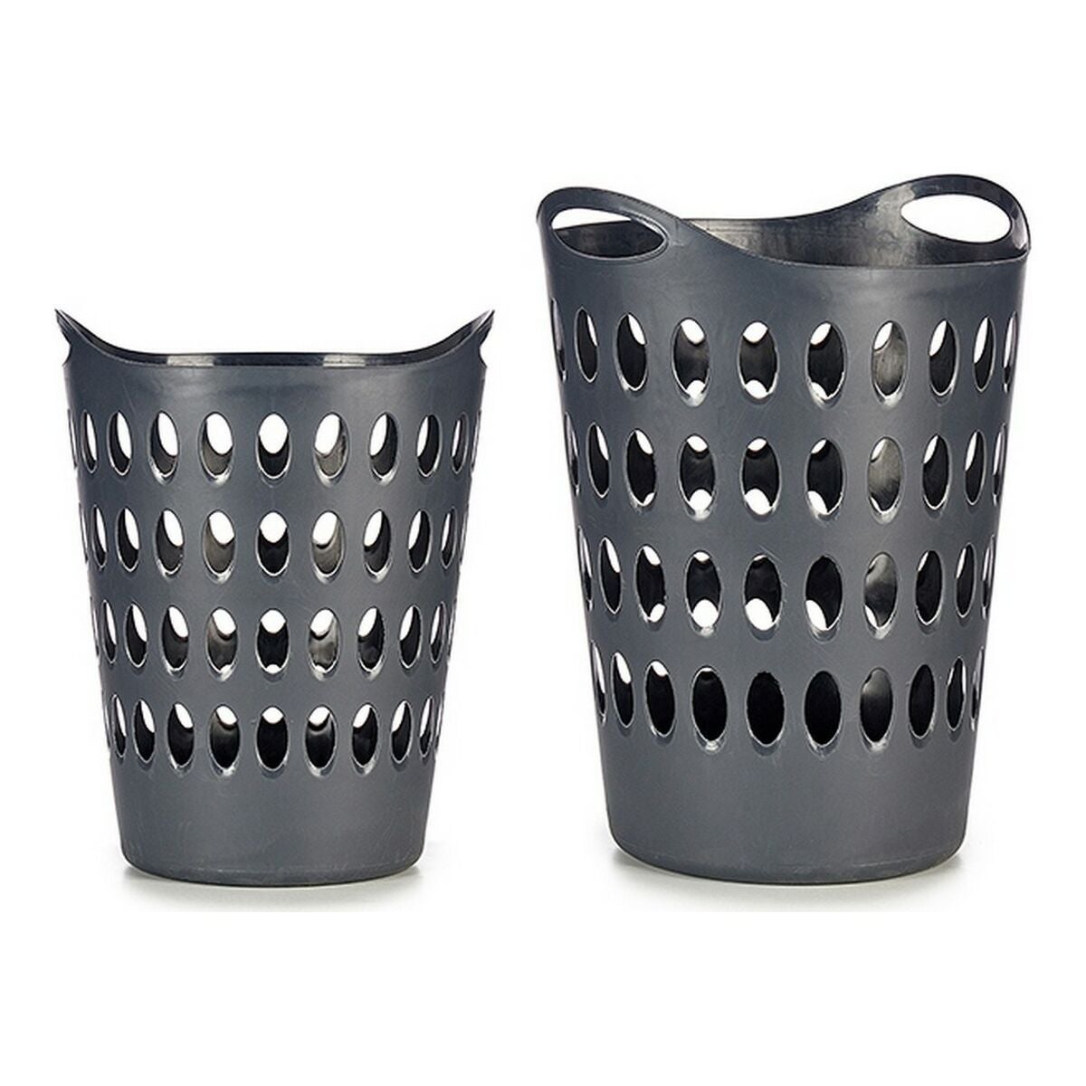 Panier à linge 998641 Anthracite Plastique 50 L (40 x 57 x 42 cm) - 2