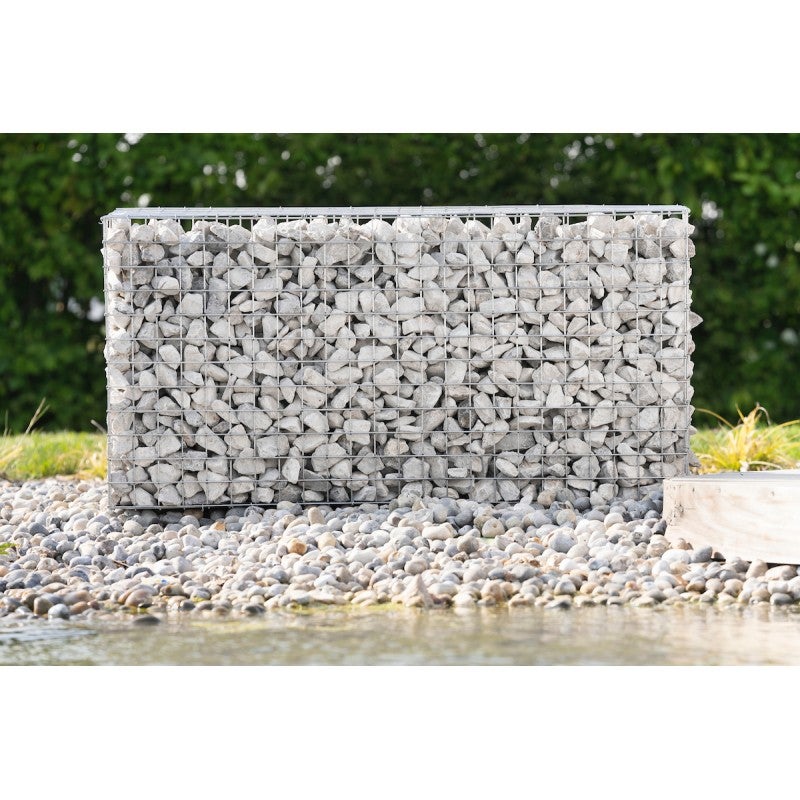 Gabion acier galvanisé L180 x H60 x Pr.30 cm tirants et crampons inclus - 5