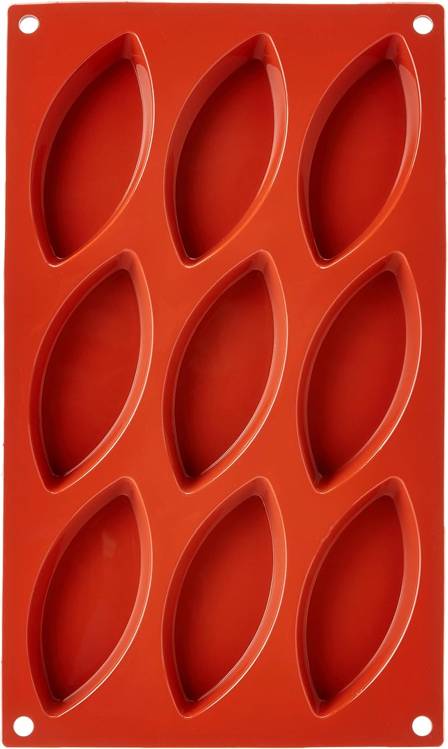 Zestaw 1 formy silikonowej na pojedyncze porcje, nieprzywierająca, 9 porcji