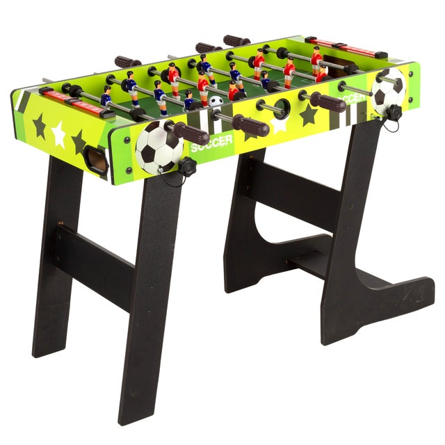 Arizona calcio balilla biliardino pieghevole professionale 60x122x82cm
