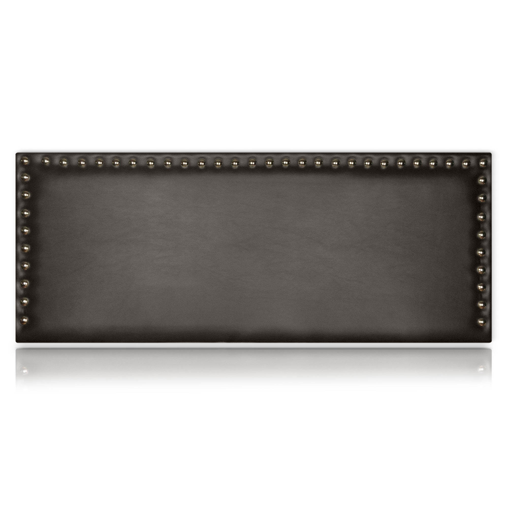 Cabeceros Dafne Tapizado Polipiel Choco 130X55 De SonnoMattress | Leroy ...