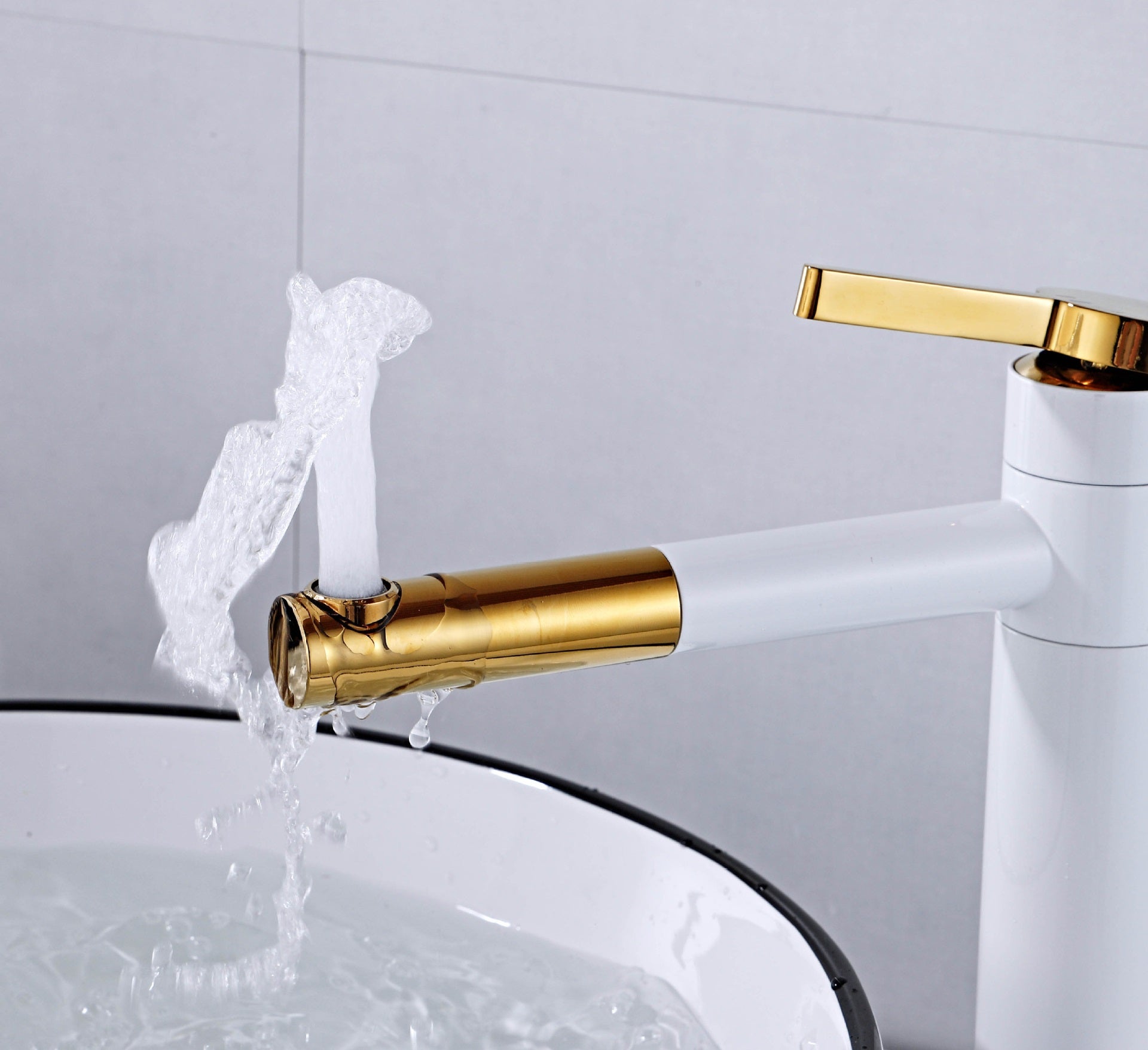 Torneira de lavatório, Branco - 4