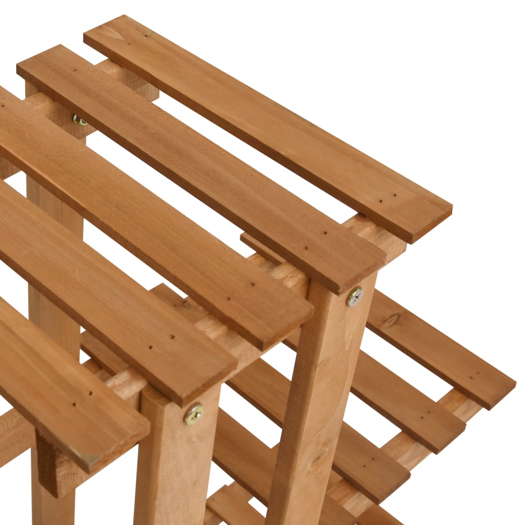 Support pour plantes en bois de sapin, 83 × 25 × 83 cm - 4
