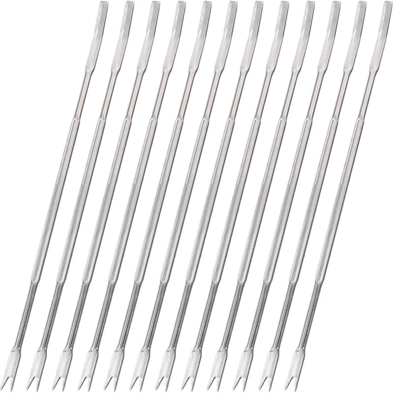 12 szt stalowych krakersów do owoców morza, skorupiaków, krabów i orzechów