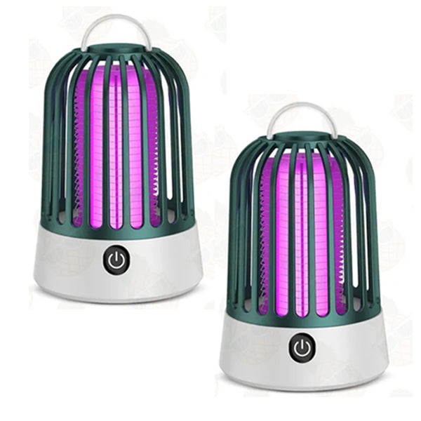 Lampa USB do zabijania komarów ładowalna Elektryczna pułapka na owady latające montowana na ścianie Lampka nocna do sypialni i na zewnątrz sztuki