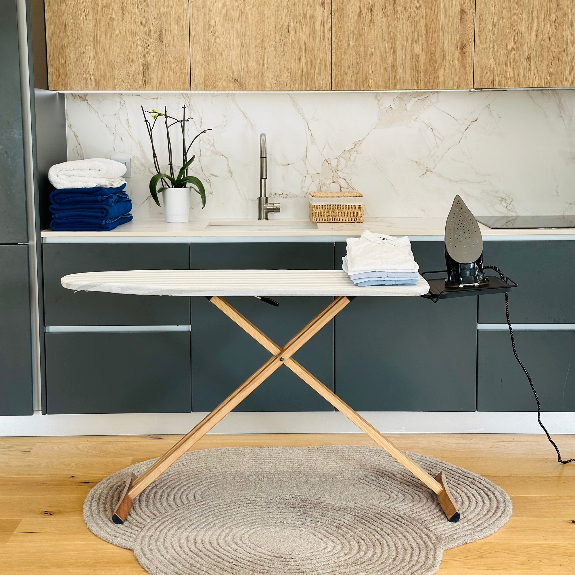 Table à repasser NUBAR Beige Bois 130x47cm - 3