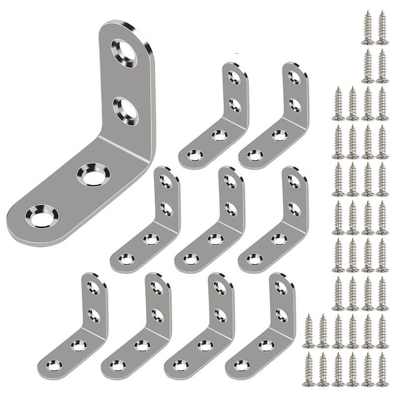 Ss Ridge Bracket 10 Pack Stainless Steel Angle Brackets, Square Edge Angle Brackets ...