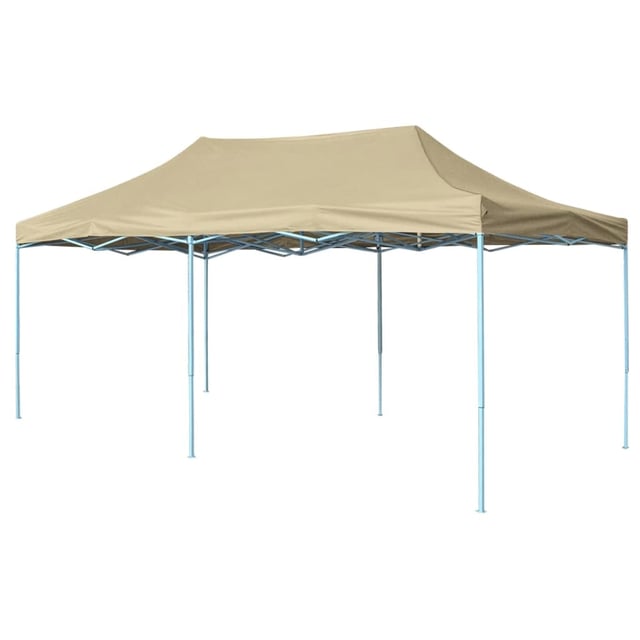 Tenda pieghevole 3 x 6 m Bianco crema