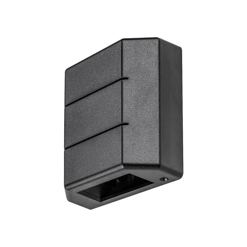 Kinkiet zewnętrzny Lippa LED 6W Ciepła biel 70lm czarny wym:12x12x5cm IP54 Rabalux