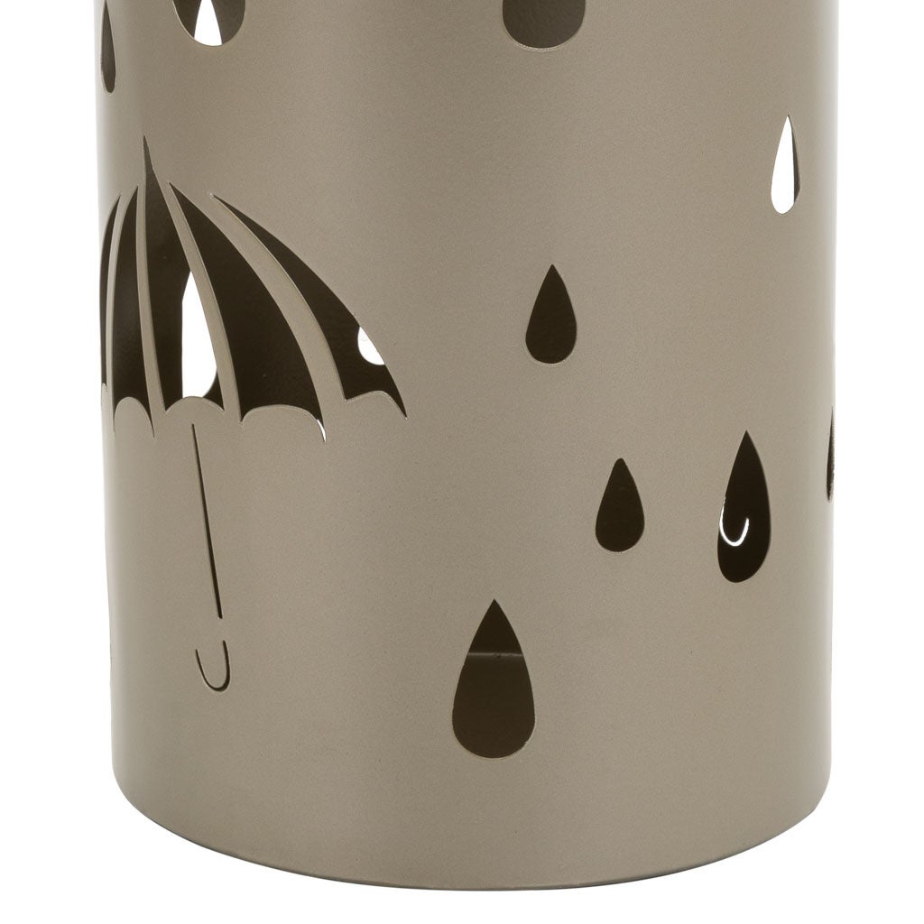 Porte-parapluie rond en métal doré d20x50h - 6