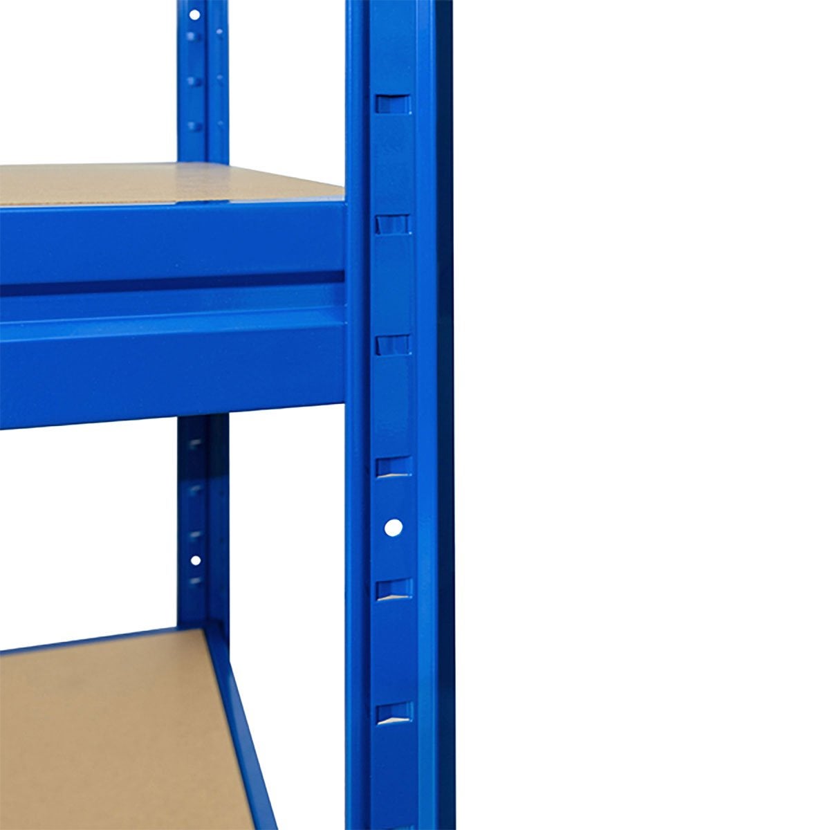 Rayonnage Étagère charge lourde Tôle d'acier 4 Étages Bleu 200 x 150 x 60 cm, Capacité de charge jusqu'à 1500 kg - 5