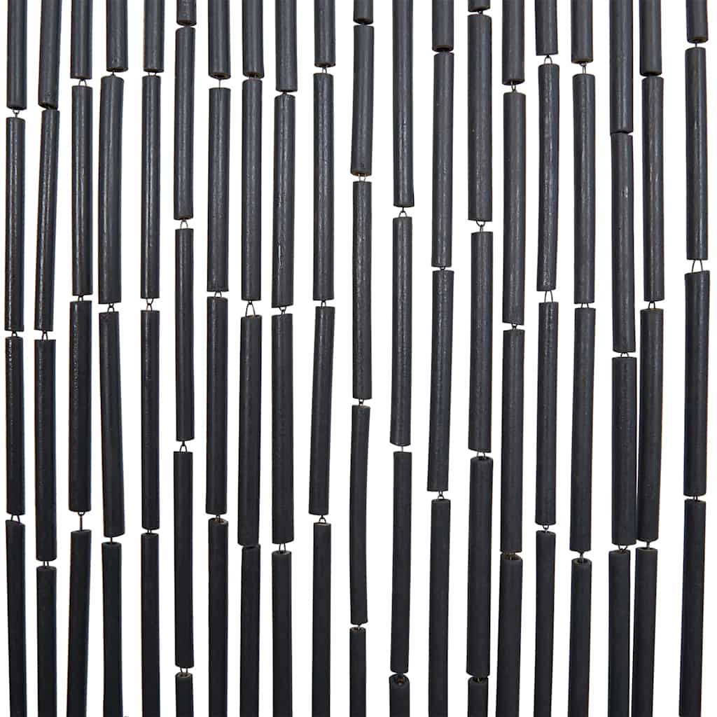 VidaXL Rideau anti-insectes gris foncé 56 x 185 cm bambou - 6