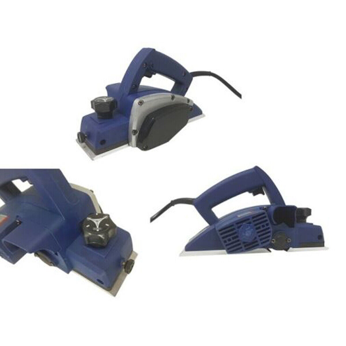 Lame Per Pialla Elettrica 82mm - 10 Pezzi, Acciaio Manganese, Reversibili, Per Legno - Foto 5