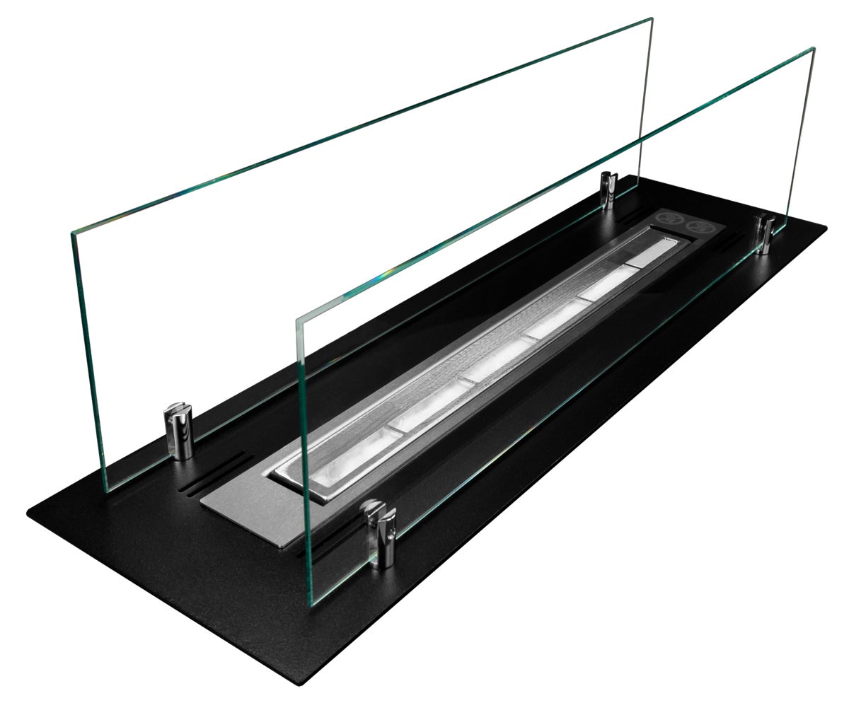 Camino a bioetanolo da incasso 65 cm – inserto per mobile, armadio o cartongesso - 6