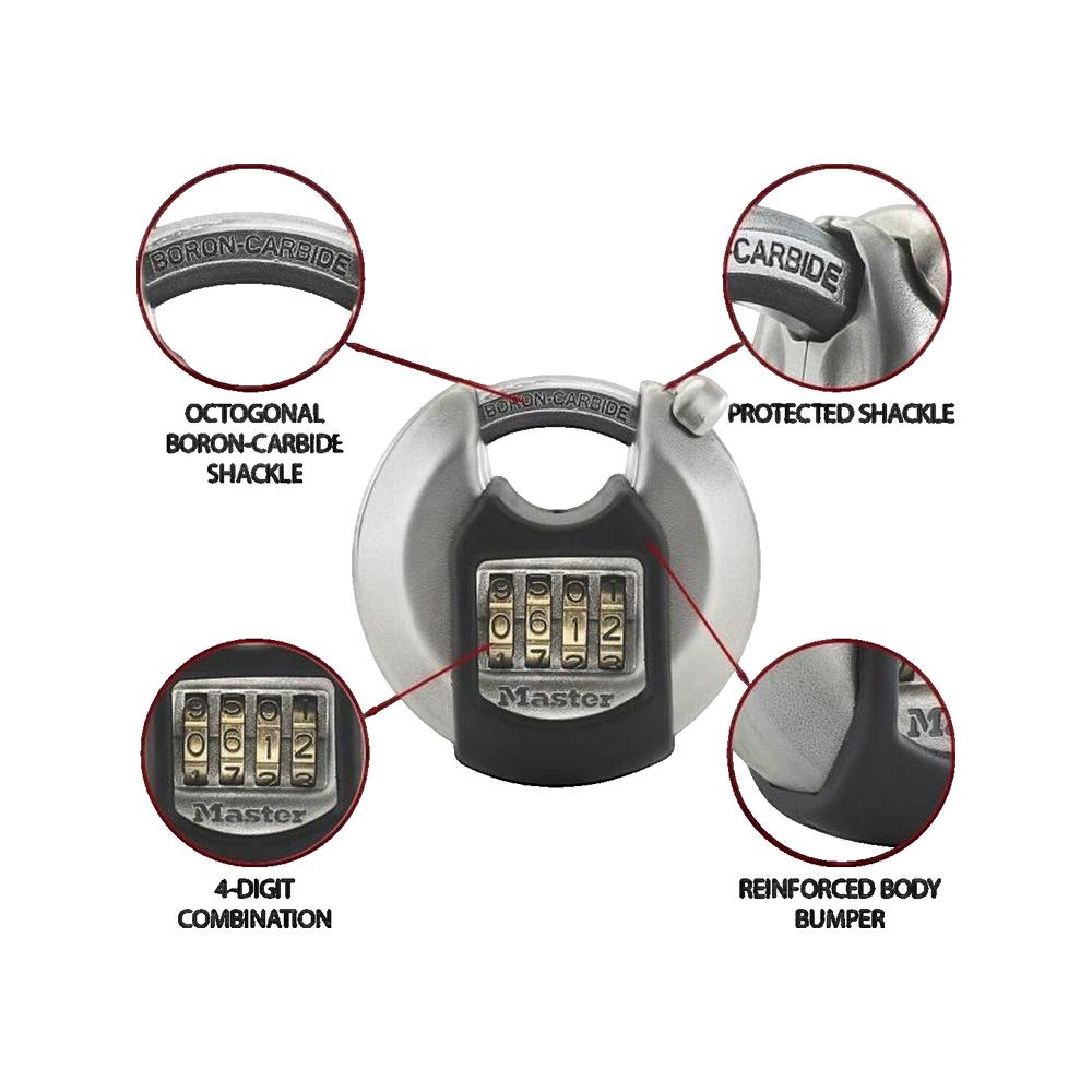 Cadenas Disque Excell Acier inox 70 mm M40EURDNUM Master Lock - 3
