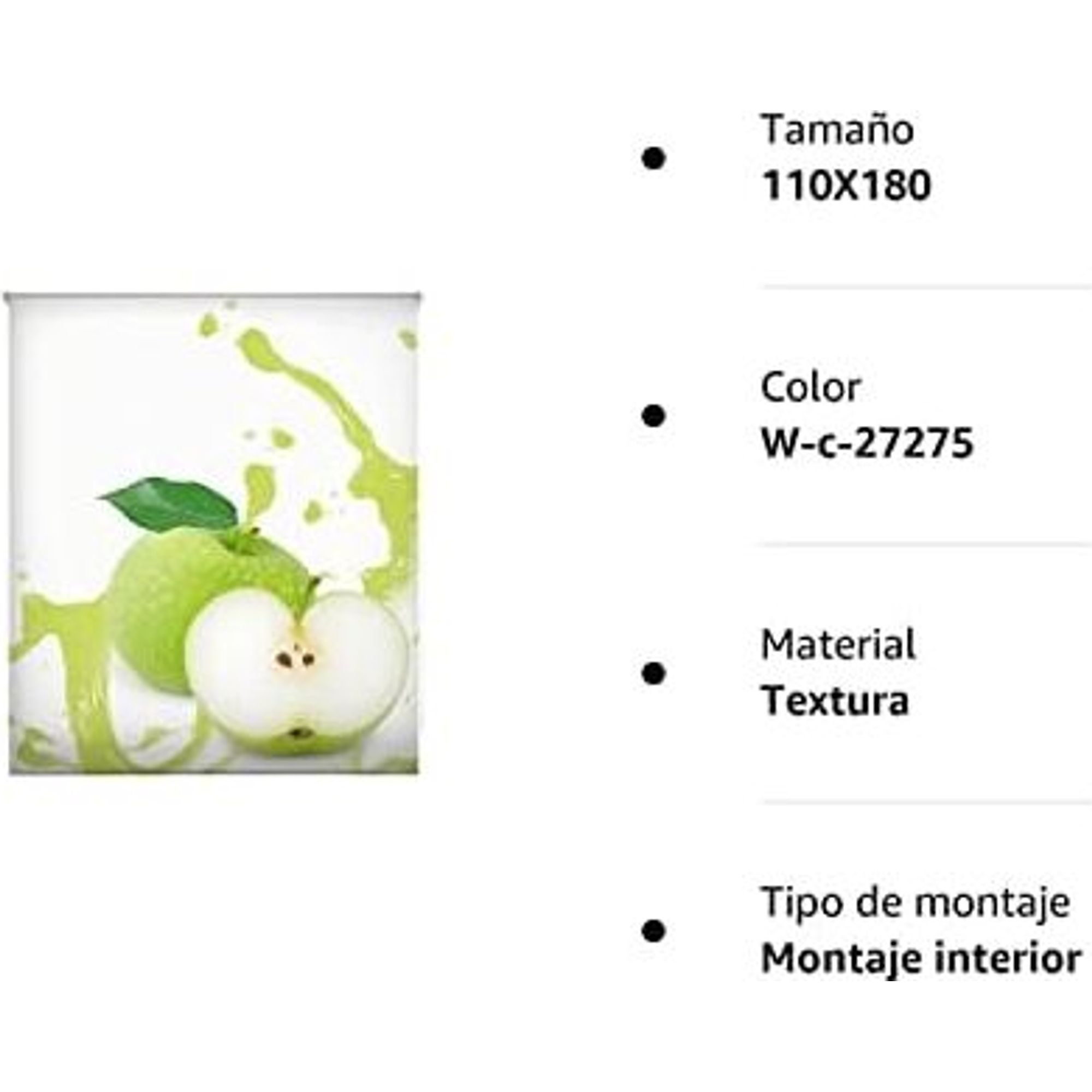 ECOMMERC3 | Tenda a Rullo Digitale Traslucida Misura 110x180 - Tenda a Rullo Traslucida in Tessuto Misura 107x175 - 2