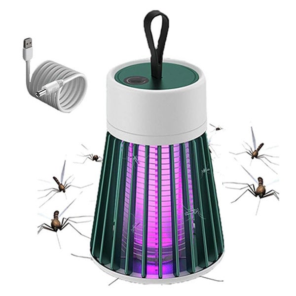 Elektryczna lampa owadobójcza USB, przenośna lampa-pułapka na komary do użytku zewnętrznego, odstraszająca komary