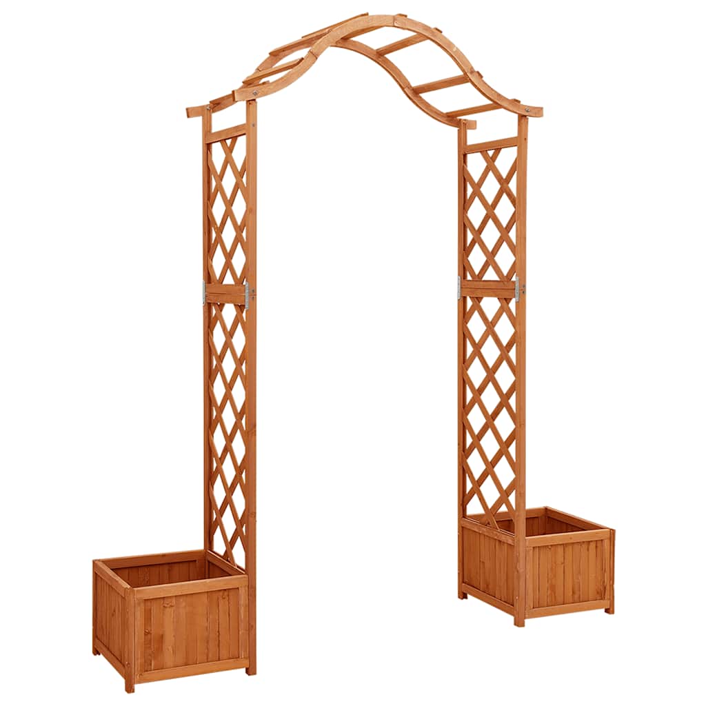 vidaXL Pergola de jardin avec jardinière Bois pin massif - 2
