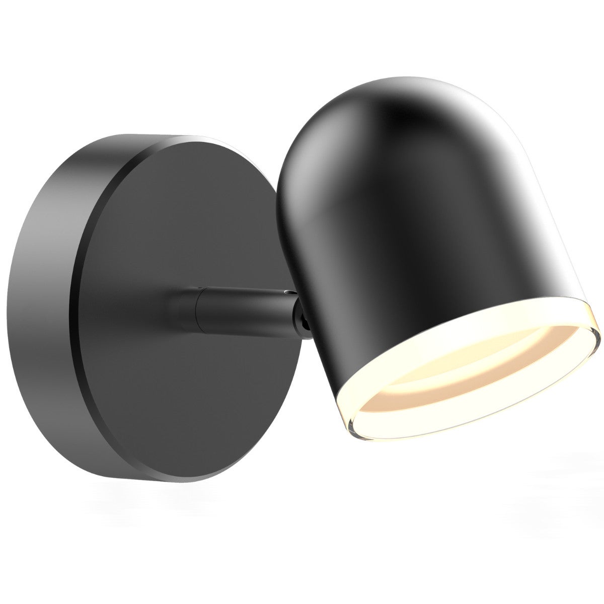 Kinkiet ścienny Rawi czarny LED 4.2W 3000K 425lm wym: 10 x 10 x 15 cm metal IP20 Polux