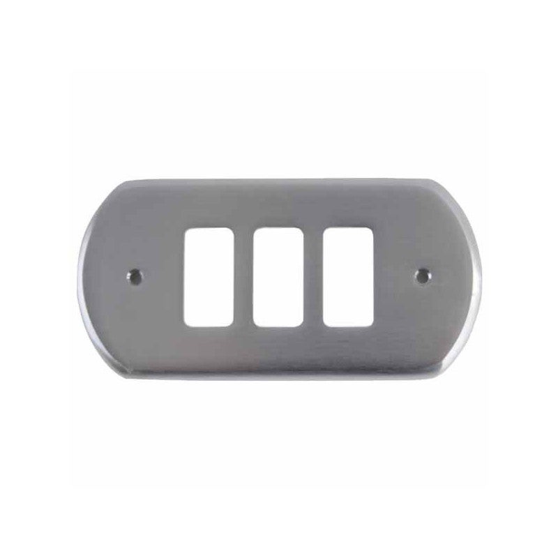 Cache-interrupteur Gioia Ott Cro Sat 3 places | Leroy Merlin