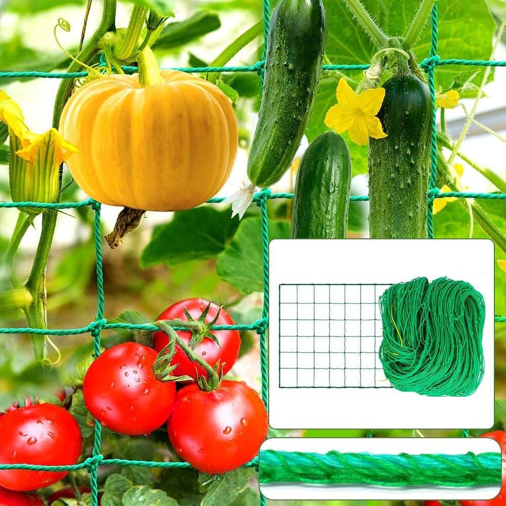 Traliccio Da Giardino A Forma Di A Per Cetrioli, Piselli E Pomodori - 30 Pali In Acciaio, Facile Da Montare