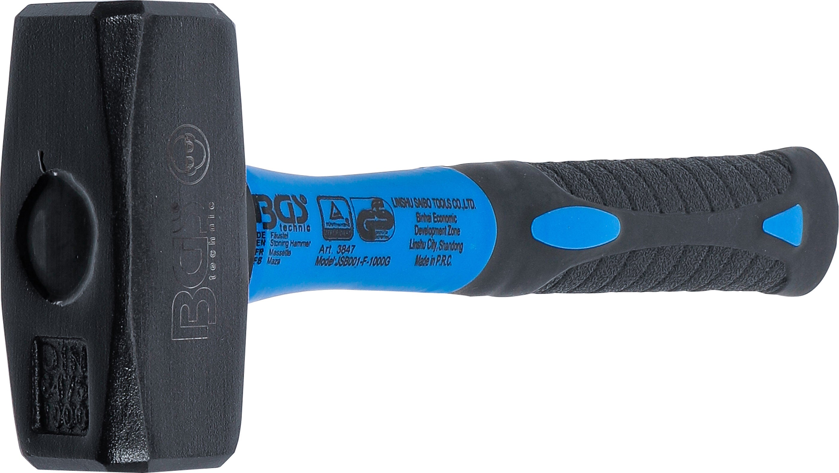 Massette | manche en fibres de verre | DIN 6475  | 1000 g - 3