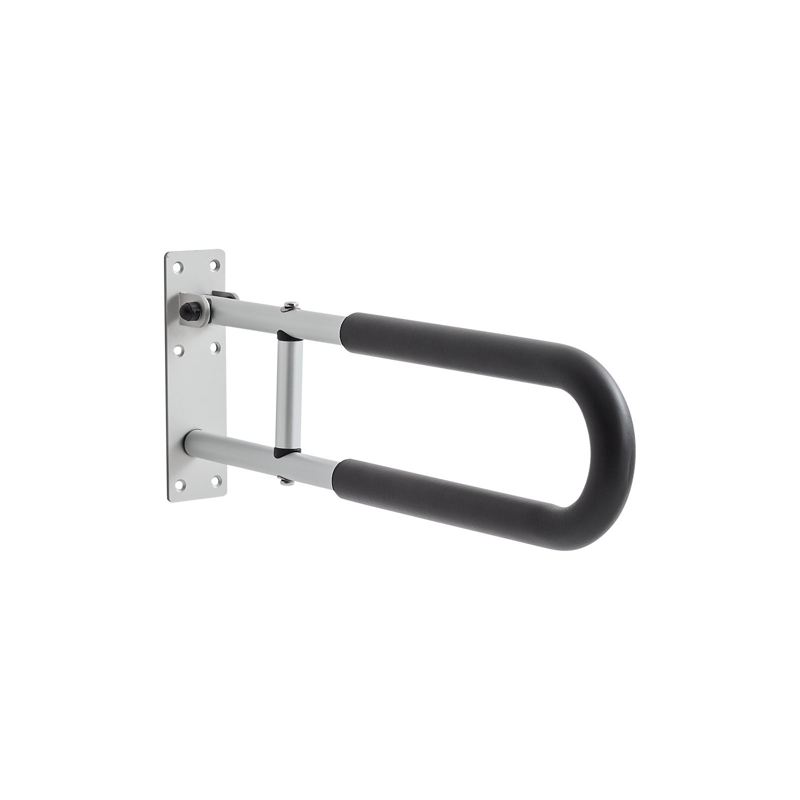 Barra di Supporto WC 605 mm,VEVOR Barra Pieghevole a U,Manico Antiscivolo,Capacità di Carico 136 kg,per Disabili,Anziani,Donne Incinte - 9