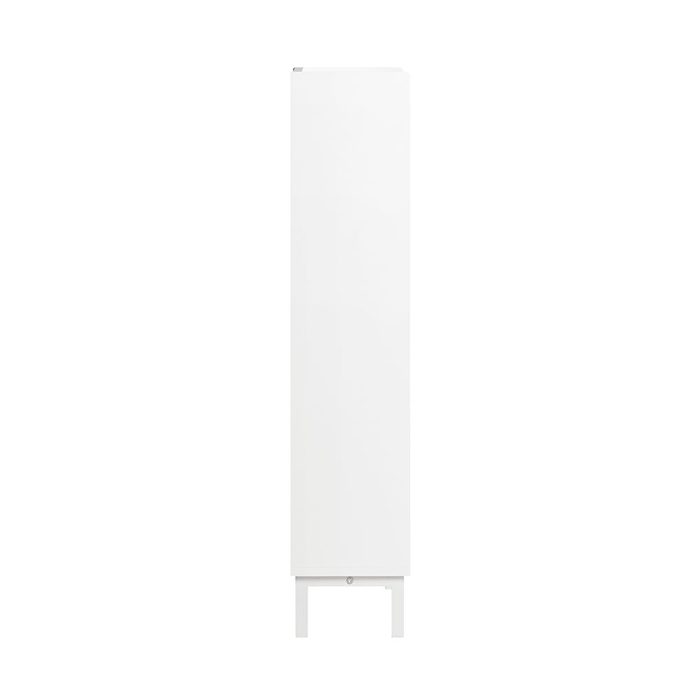 SoBuy Meuble à Chaussures Meuble de Rangement à Chaussures avec 2 Abattants Meuble d'Entrée – Blanc, FSR151-W - 8