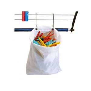 Tescoma CleanKit - Set Di 20 Mollette Per Stendere Il Bucato Con Cestino Appendibile, Multicolore - Foto 4
