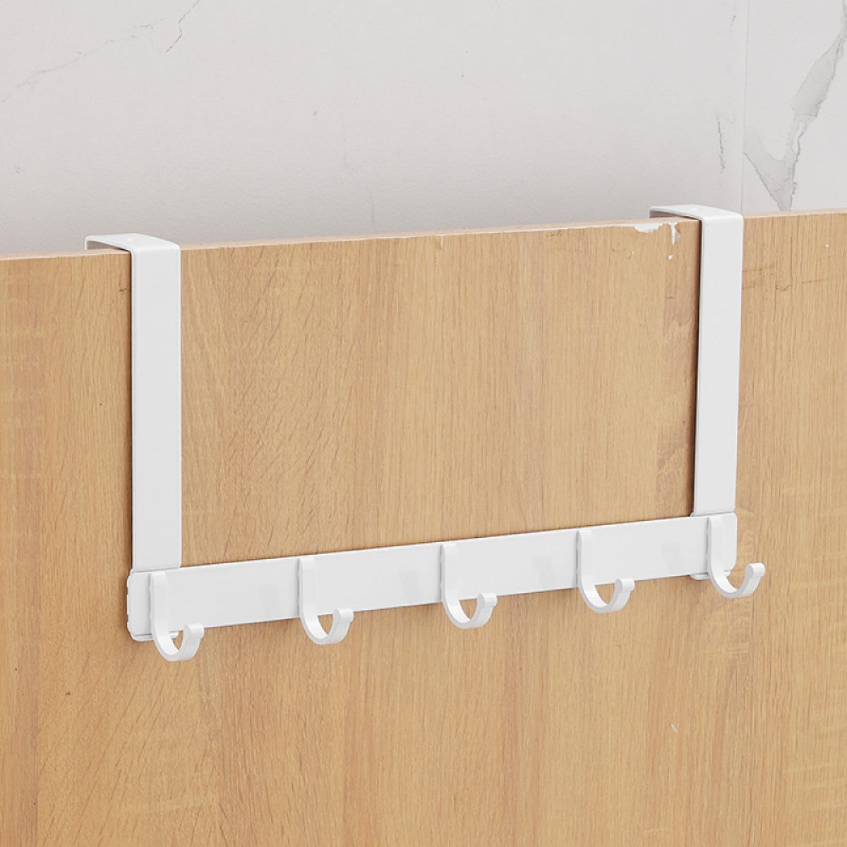 Perchero de puerta con 5 ganchos para puerta de dormitorio, ropa ...
