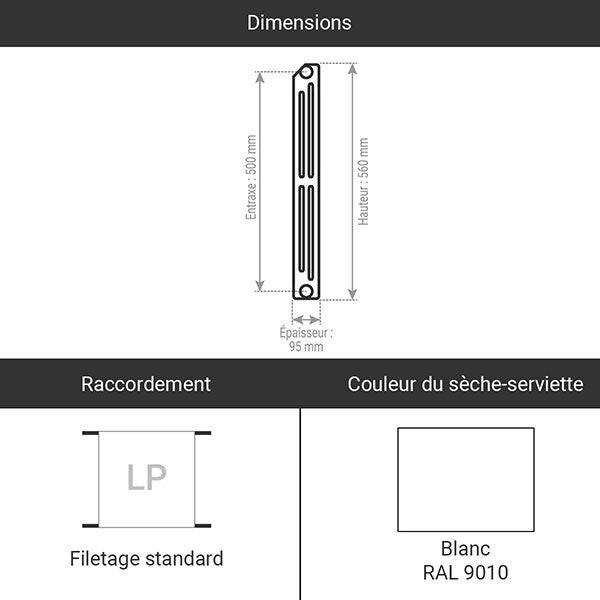 Radiateur fonte rideau Hauteur 560mm Longueur 720mm 888 watt — free download